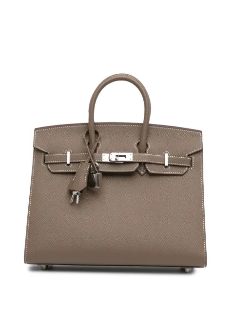 Hermès Pre-Owned bolsa de mano Epsom Birkin Sellier 25 2022