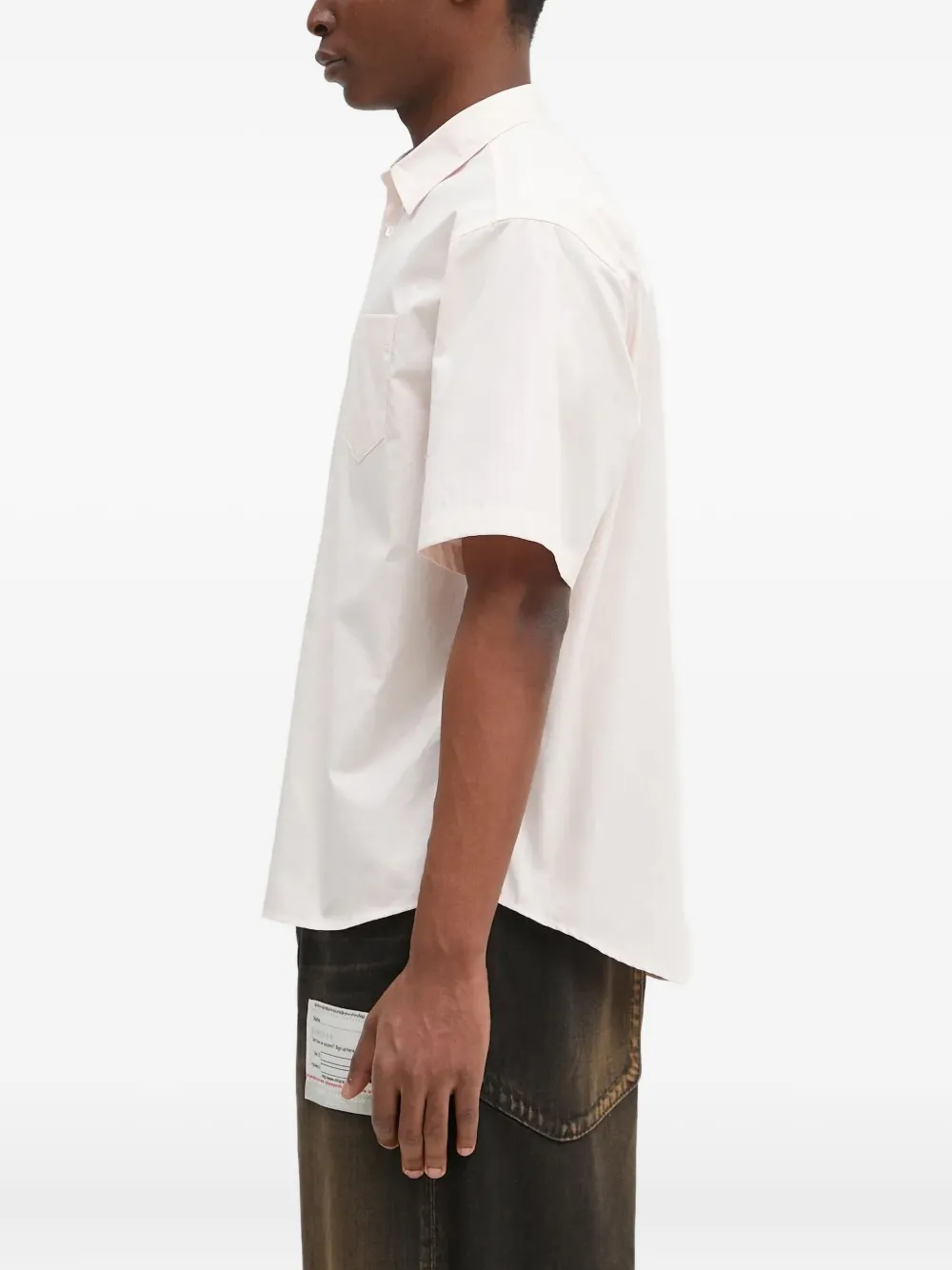 Undercover graphic-print shirt Roze