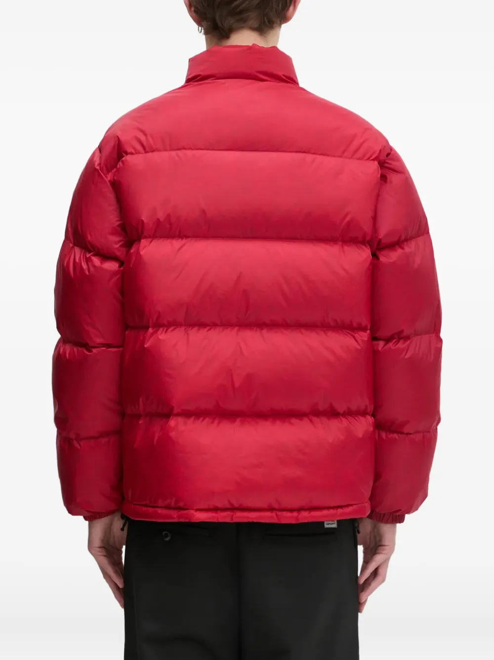 This Is Never That Gewatteerd jack met logoprint Rood