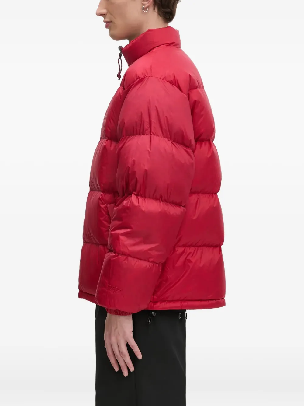 This Is Never That Gewatteerd jack met logoprint Rood