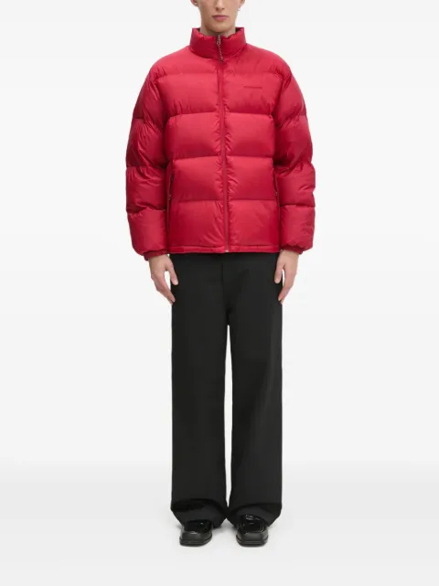 This Is Never That Gewatteerd jack met logoprint