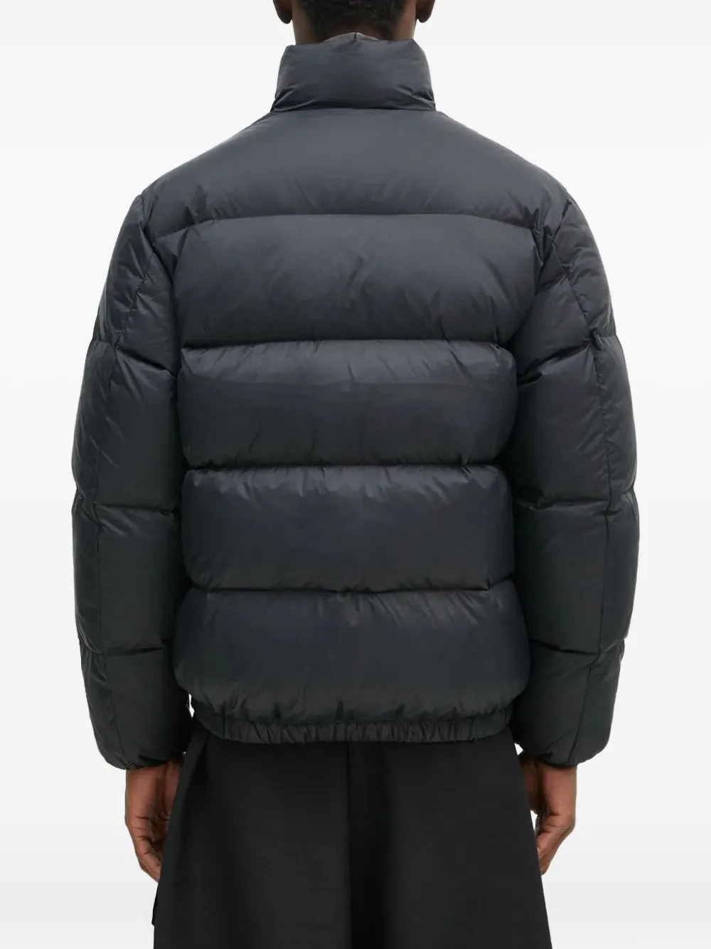 This Is Never That Gewatteerd jack met logoprint Zwart