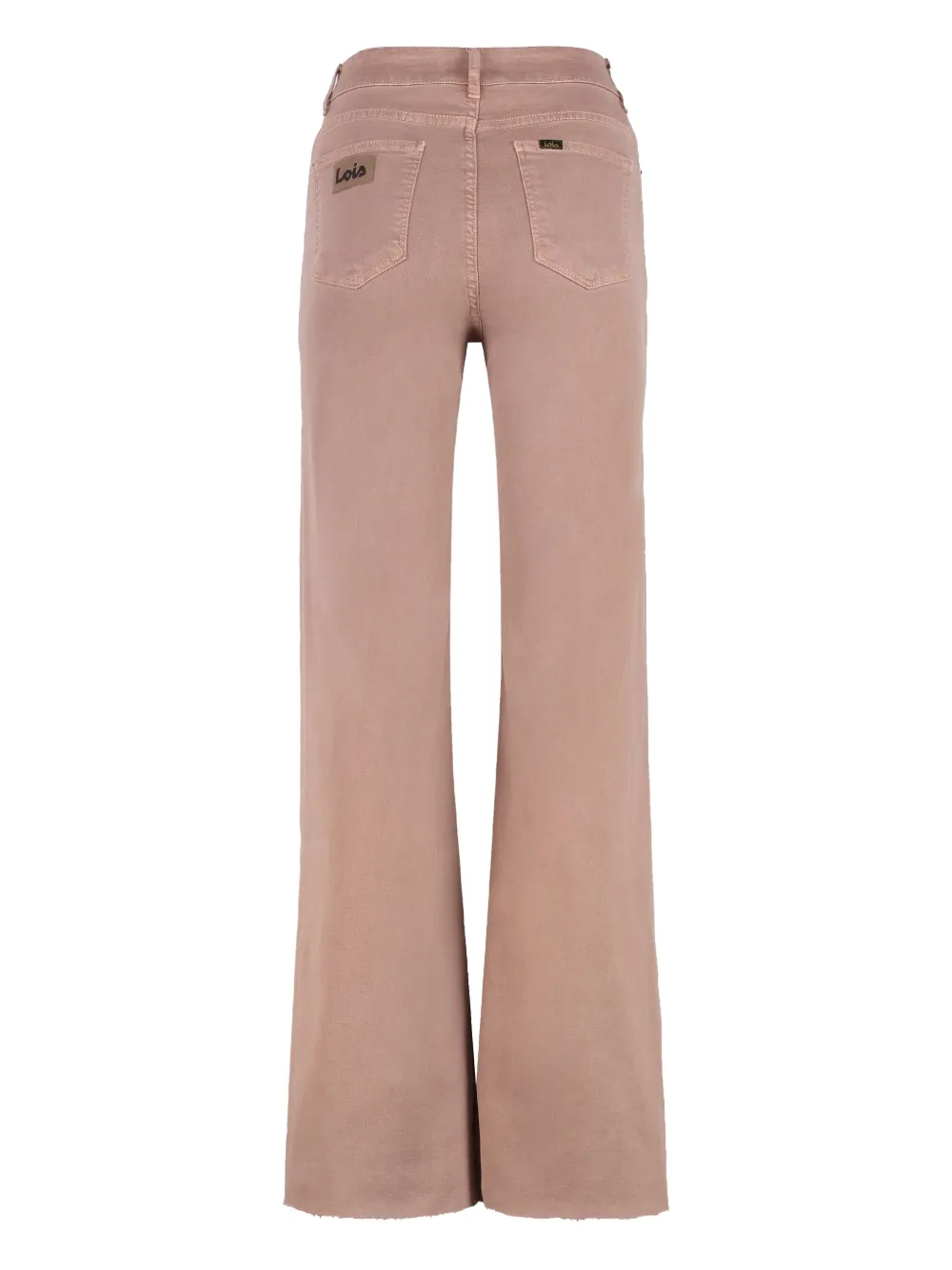 LOIS JEANS met logopatch Roze