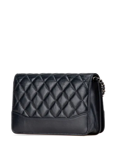 CHANEL Pre-Owned 2019 Quilted Aged Calfskin Gabrielle Wallet On Chain crossbody bag 9W82PRYV1193VARC - 1