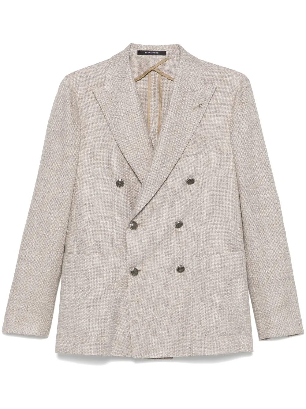 Tagliatore Blazer met textuur Beige