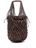 Alysi mesh shoulder bag - Brown