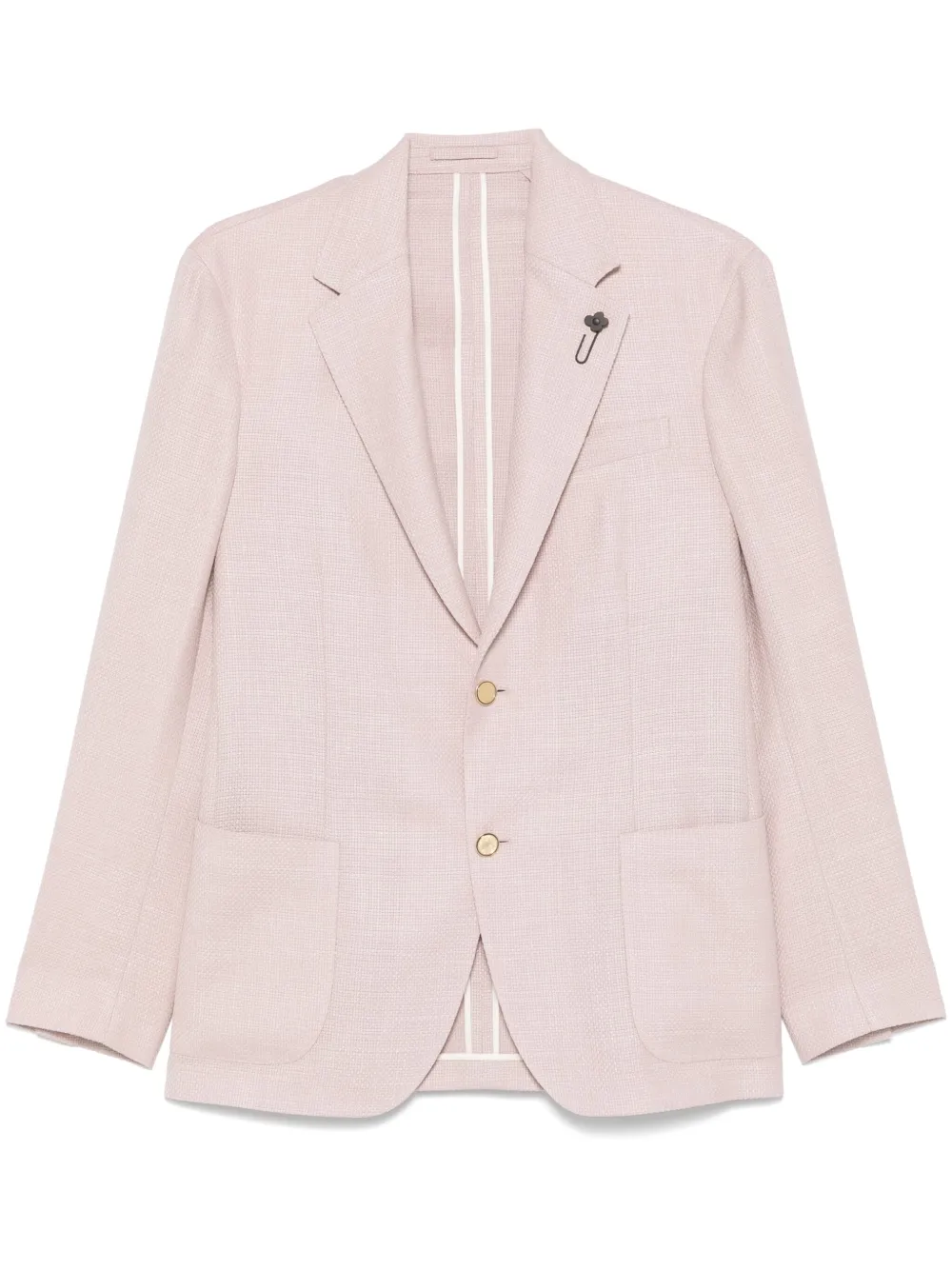 Lardini Sakko mit Anstecknadel | Rosa | Image 1