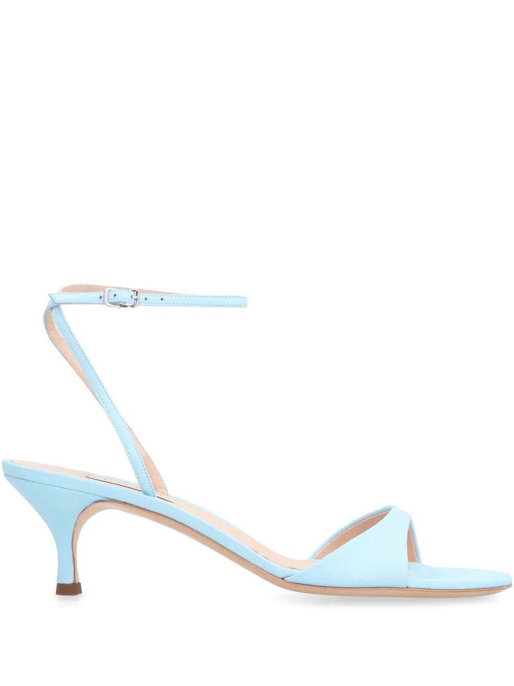 Casadei 60mm Minorca leather sandals Blue