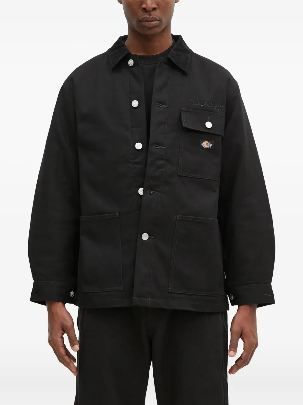 WACKO MARIA x Dickies logo-embroidered shirt jacket | Black | Image 1