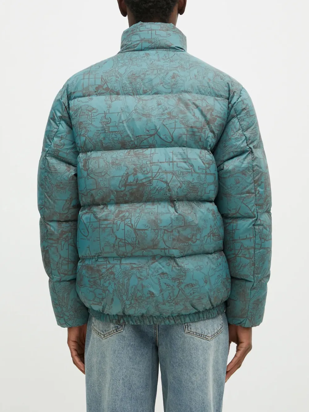 This Is Never That PERTEX donsjack Blauw