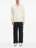 This Is Never That half-zip kangaroo pocket sweatshirt - White