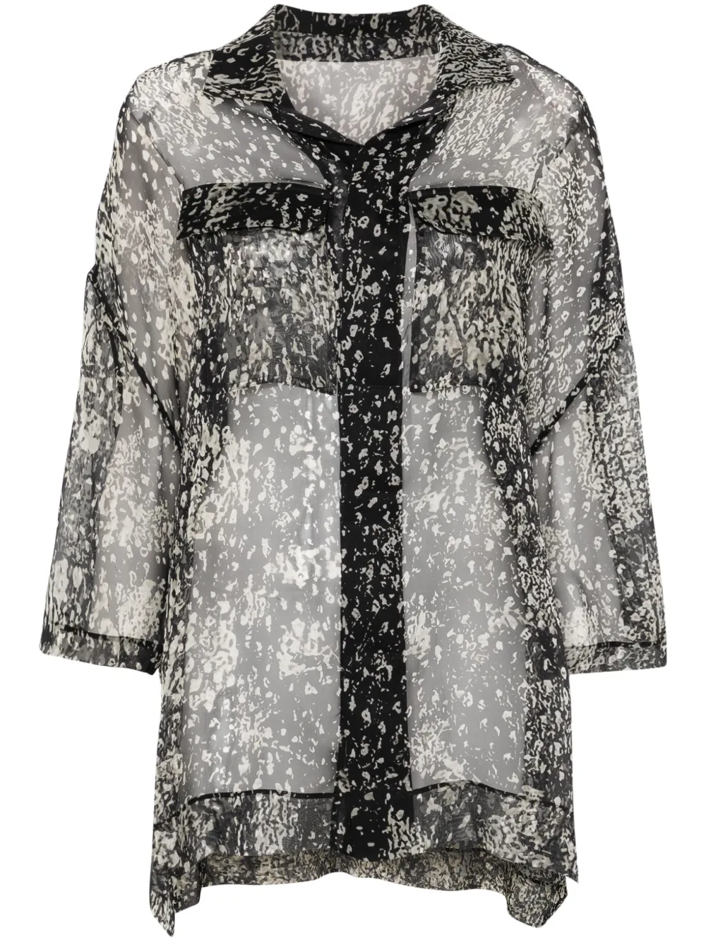 Rick Owens camisa Magnum Tommy | negro | Image 1