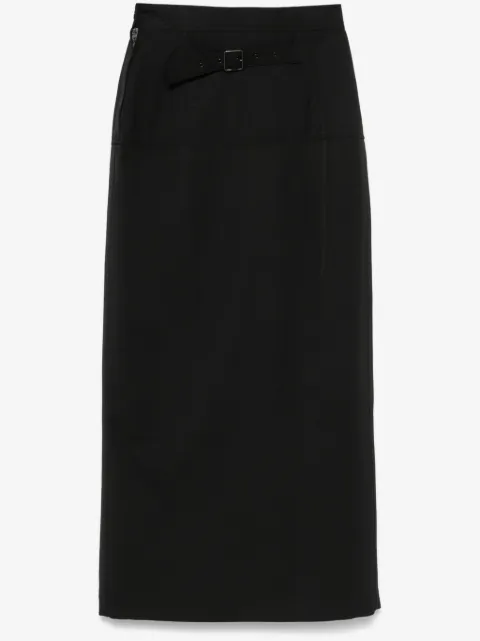 LEMAIRE slited midi skirt