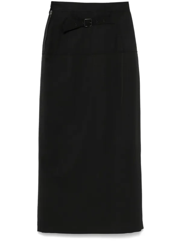 LEMAIRE スリット スカート | ブラック | FARFETCH JP