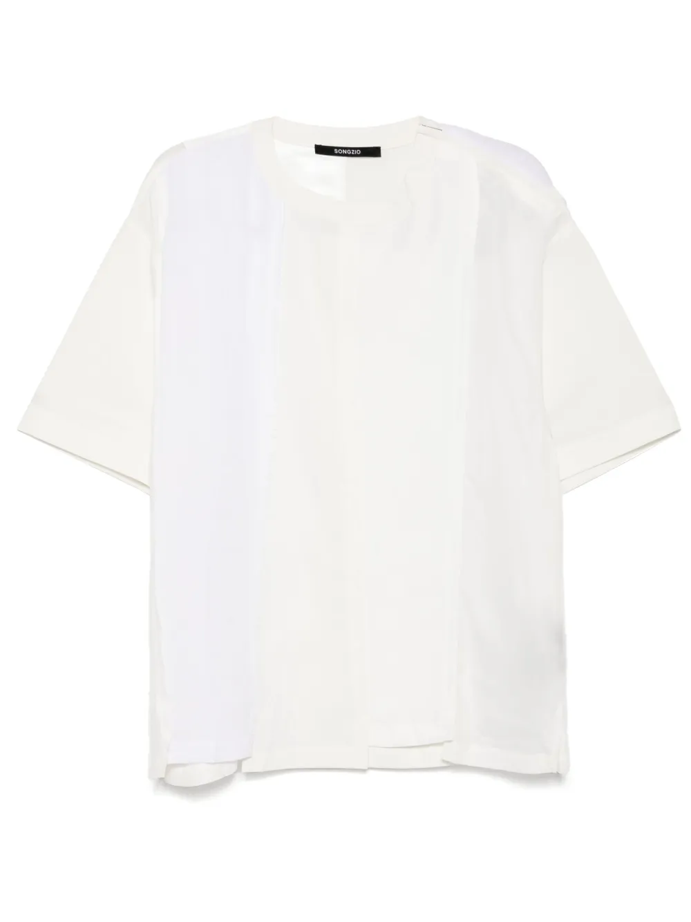 asymmetric vertical T-shirt