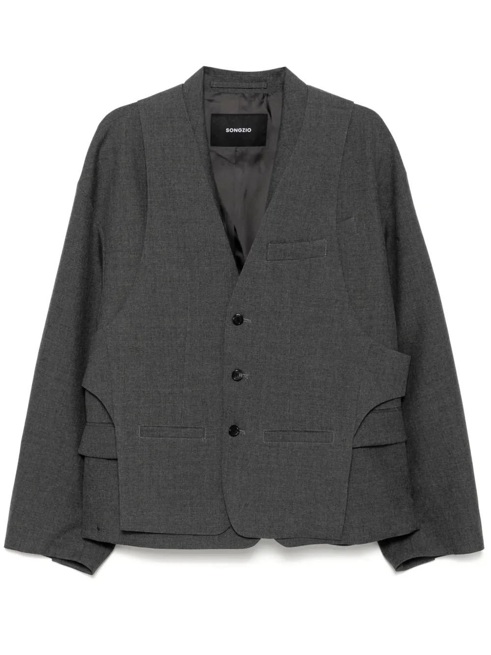 Meta cocoon blazer