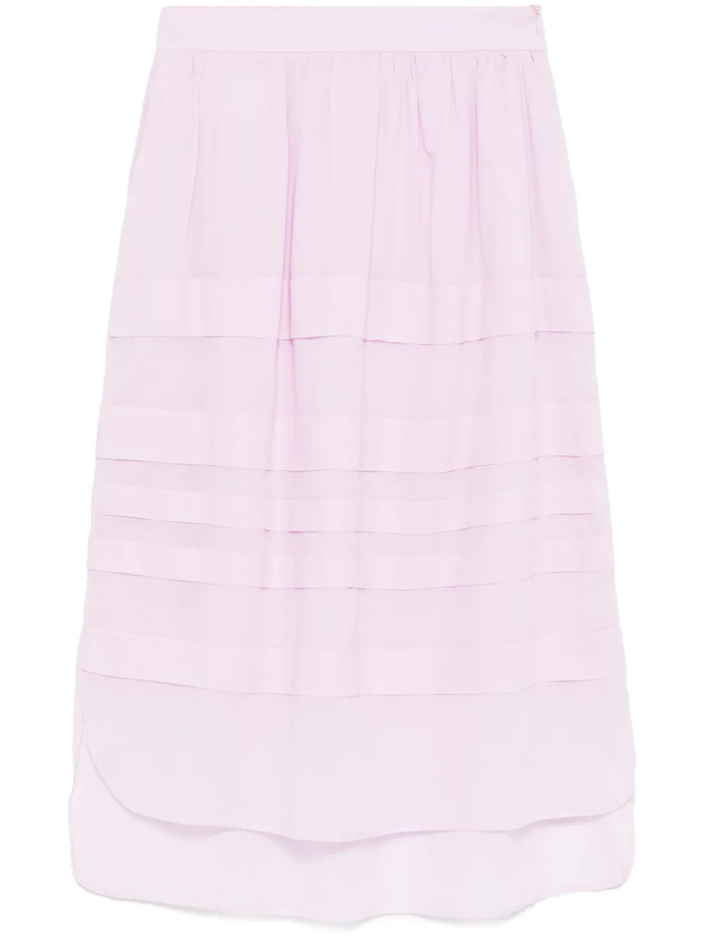 Peserico falda midi de algodón | morado | Image 1