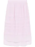 Peserico cotton midi skirt - Purple