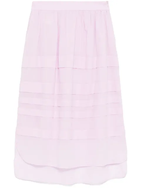 Peserico falda midi de algodón