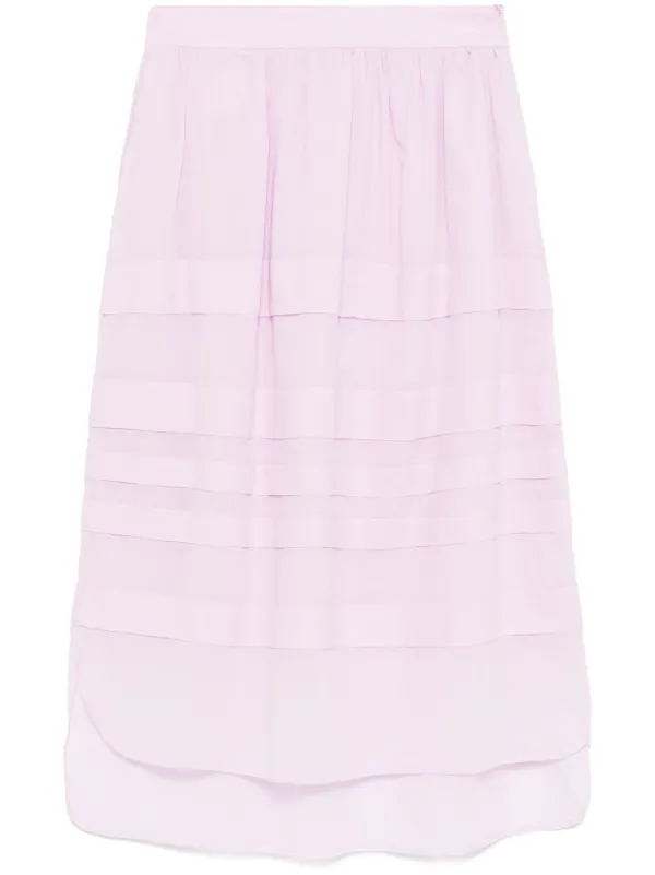 ワンピース PESERICO Women Mid Skirts S02175 02769 798 Purple 28868443_58091676_600.jpg