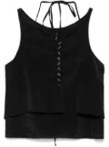 Low Classic two-piece top - Black