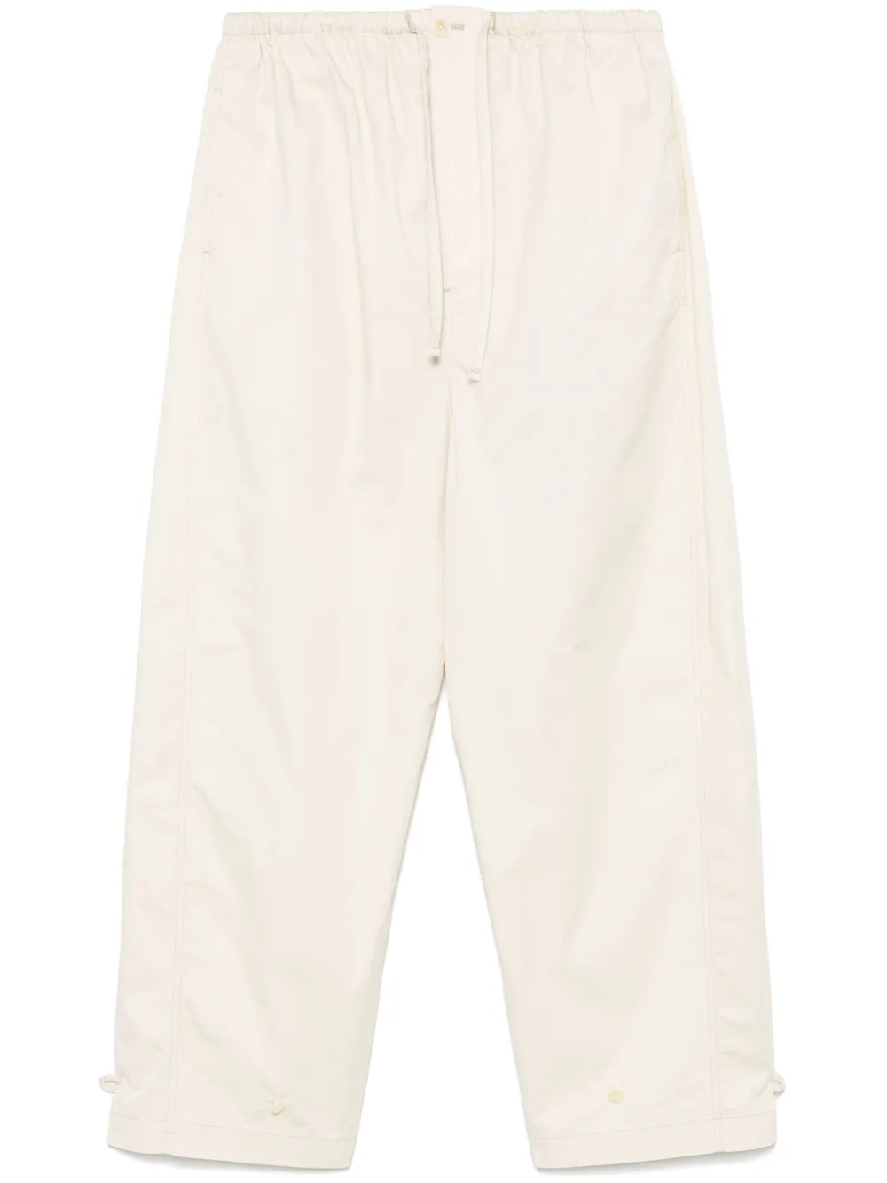 LEMAIRE drawstring straight trousers | White | Image 1