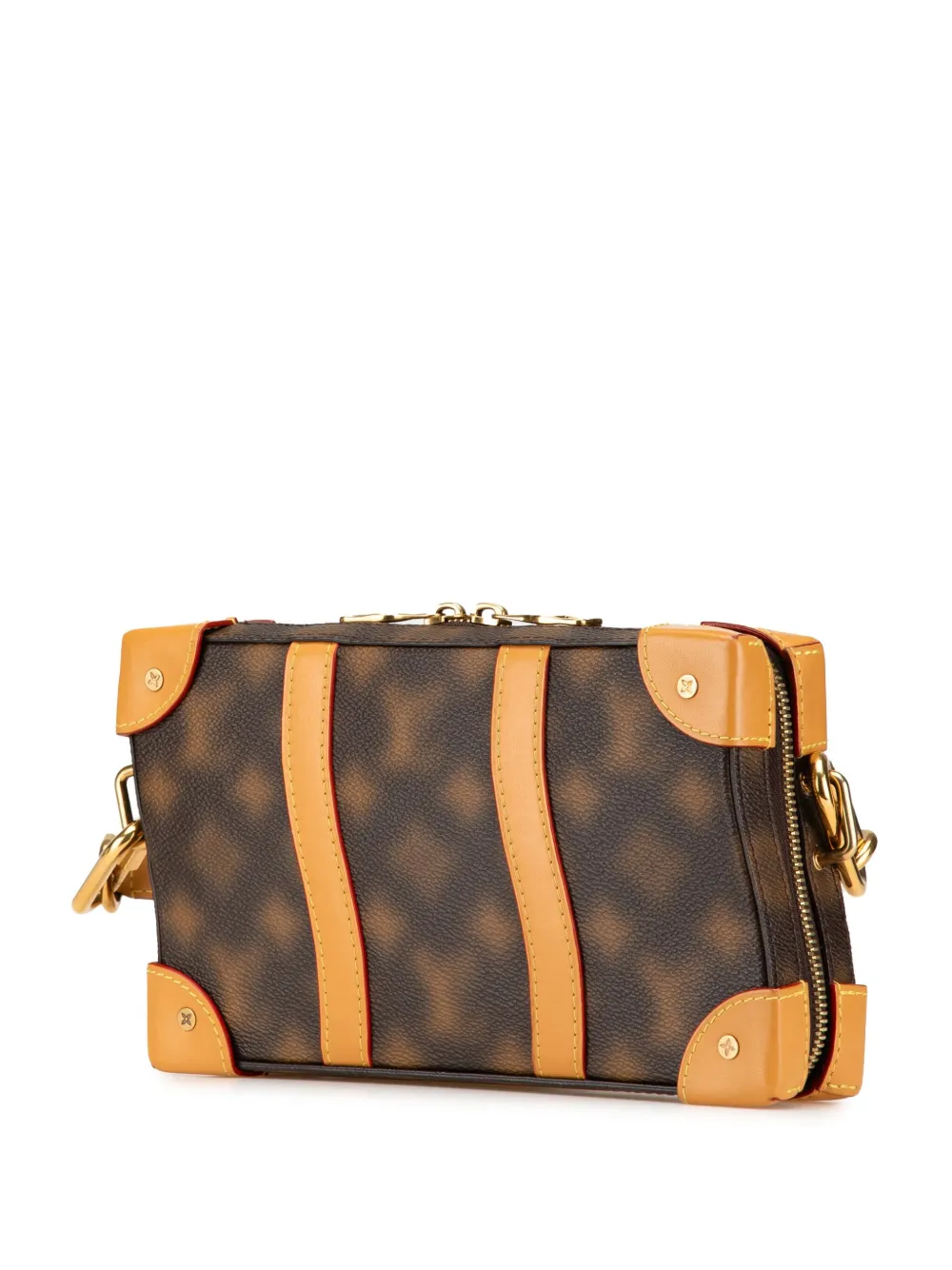 Louis Vuitton Pre-Owned 2021-2024 Monogram Blurry Soft Trunk crossbodytas - Bruin