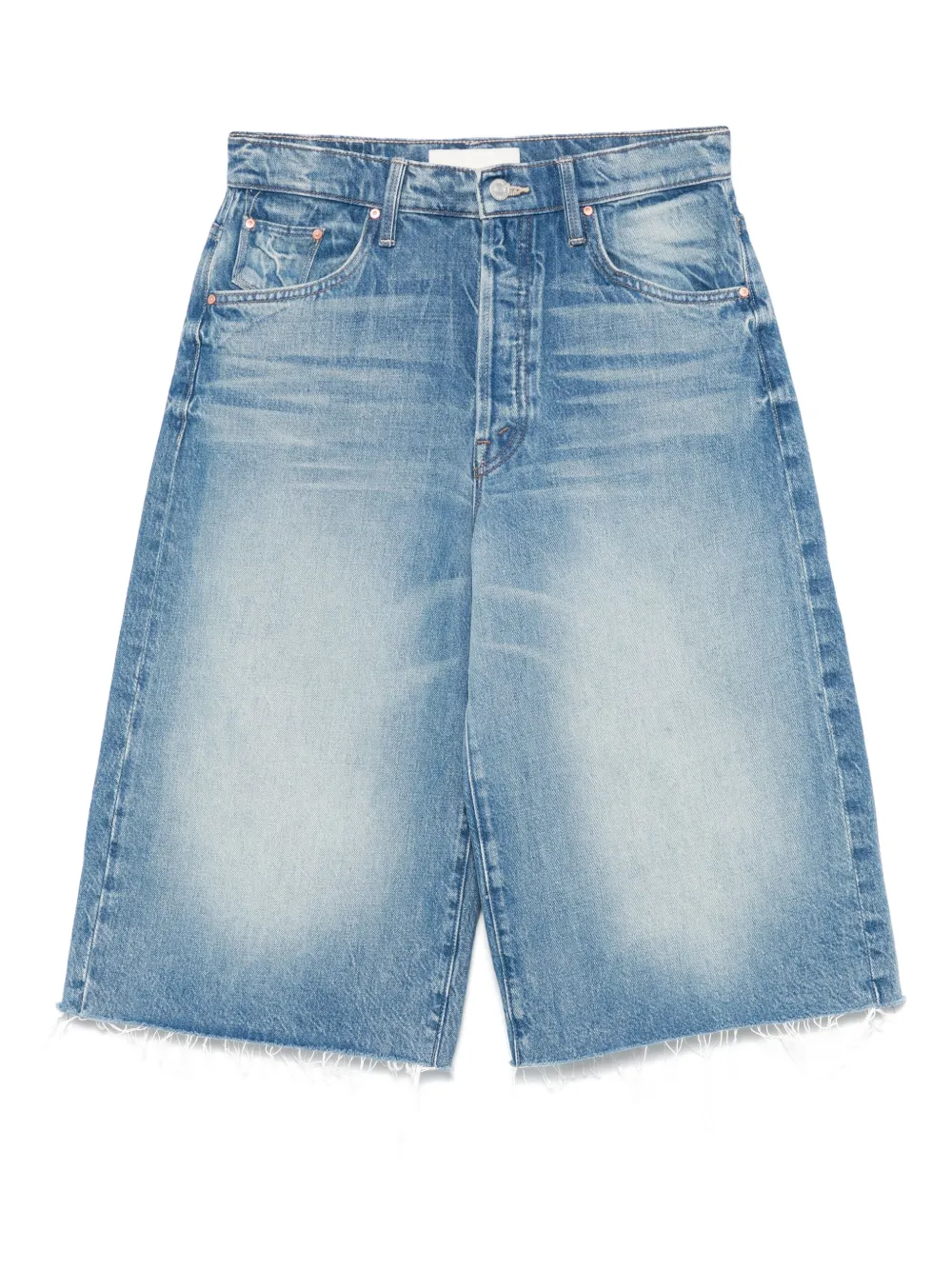 MOTHER cotton denim shorts - Blu