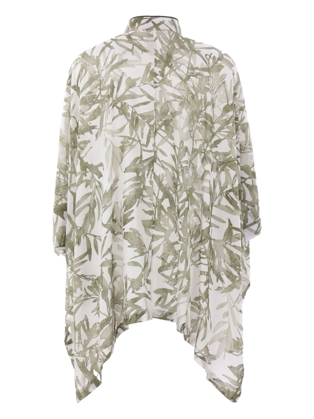 Brunello Cucinelli printed silk shirt - Wit