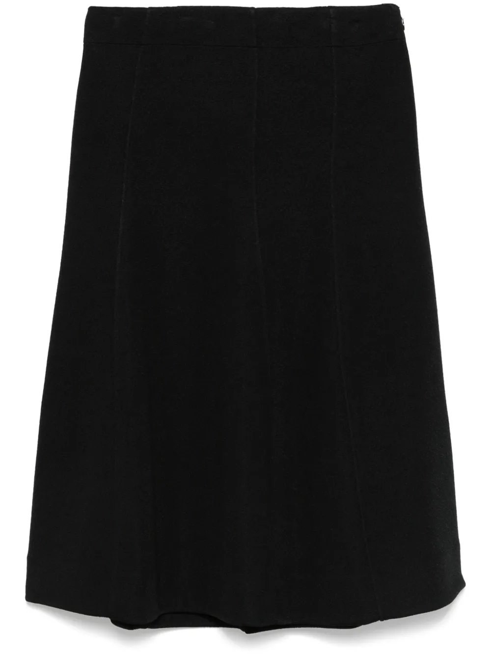 flared midi skirt