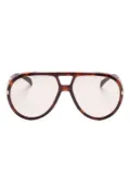 Eyewear by David Beckham pilot-frame sunglasses - Brown