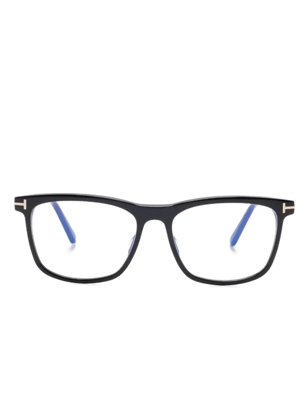 TOM FORD Eyewear スクエア眼鏡フレーム | ブラック | FARFETCH JP