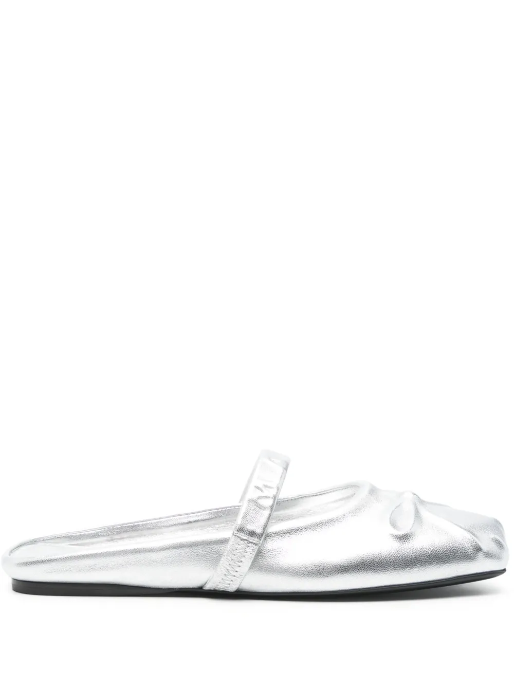 Marni metallic-effect slippers Grey