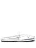 Marni metallic-effect slippers - Grey