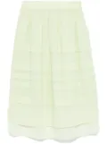 Peserico ribbed midi skirt - Green