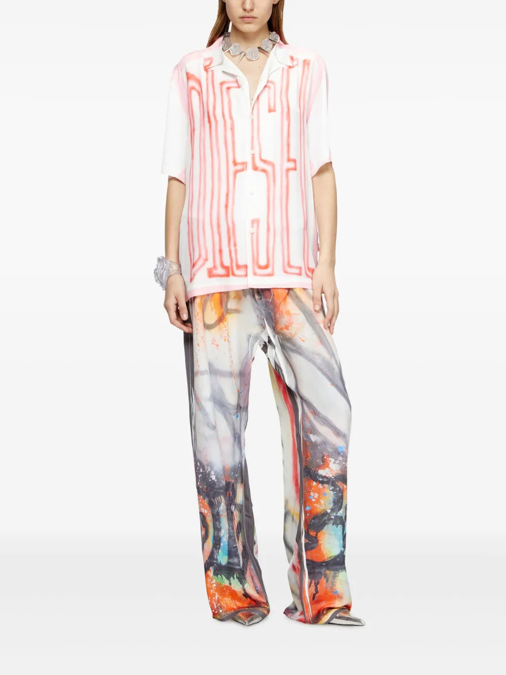 Diesel Street Art Capsule shirt Wit