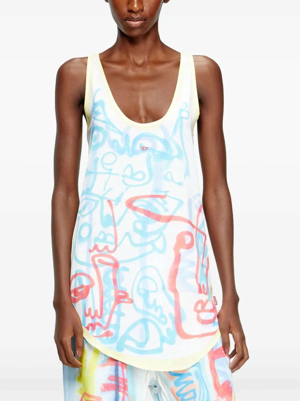 Diesel Street Art Capsule top Wit