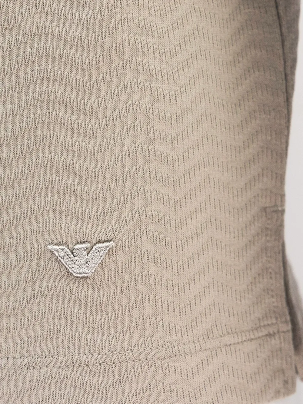 Emporio Armani Poloshirt met logo Beige
