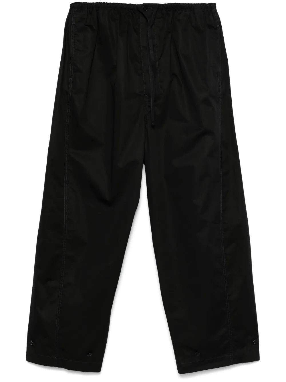LEMAIRE drawstring straight trousers | Black | Image 1