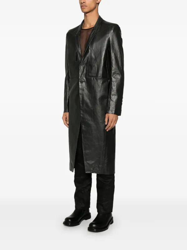 Rick Owens Lido Coat | Black | FARFETCH