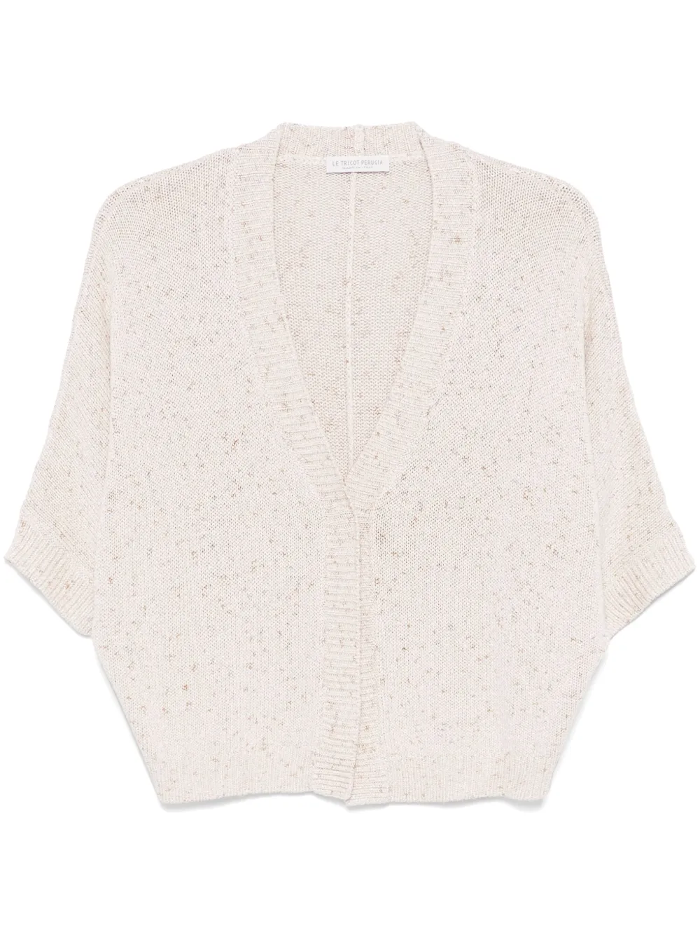 lurex-detail cardigan