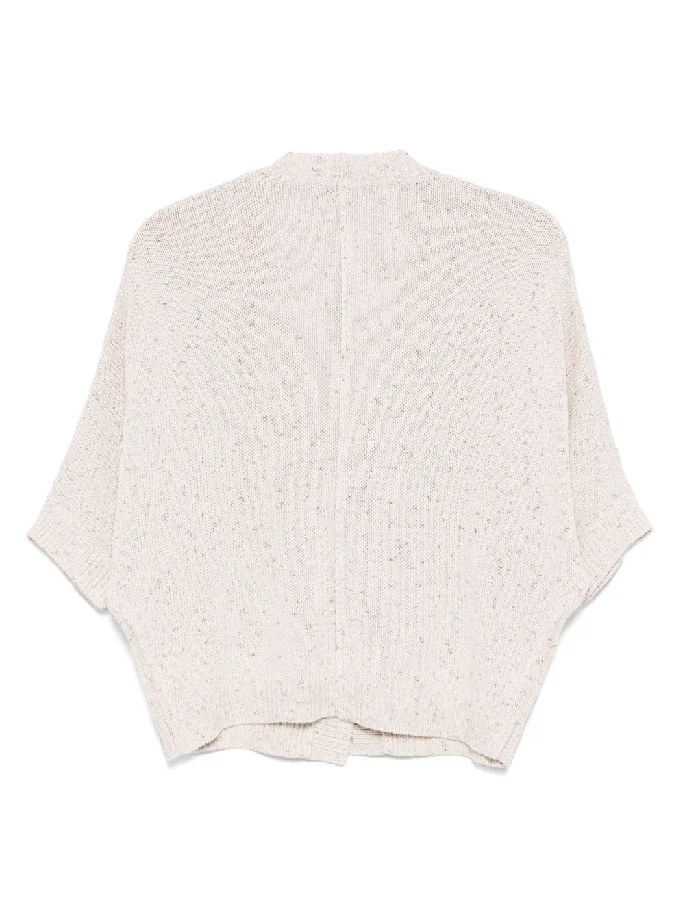 Le Tricot Perugia Vest met ceintuur - Beige