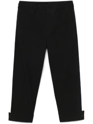 Giorgio Armani テーパードパンツ | ブラック | FARFETCH JP
