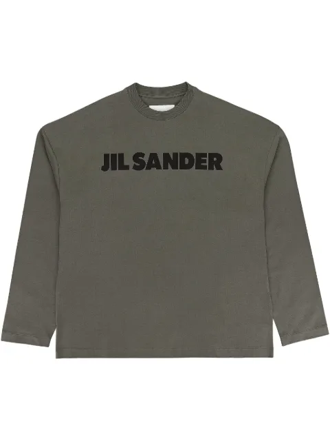 Jil Sander logo-print "Olive" T-shirt