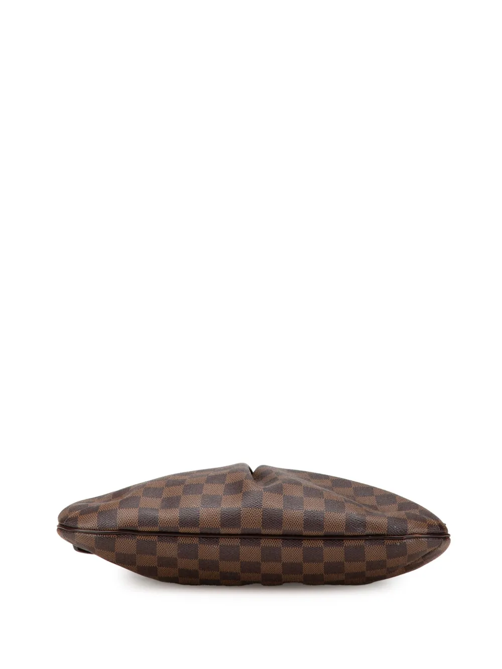 Pre-owned Louis Vuitton 2008 Damier Ebene Bloomsbury Pm Crossbody Bag In Brown