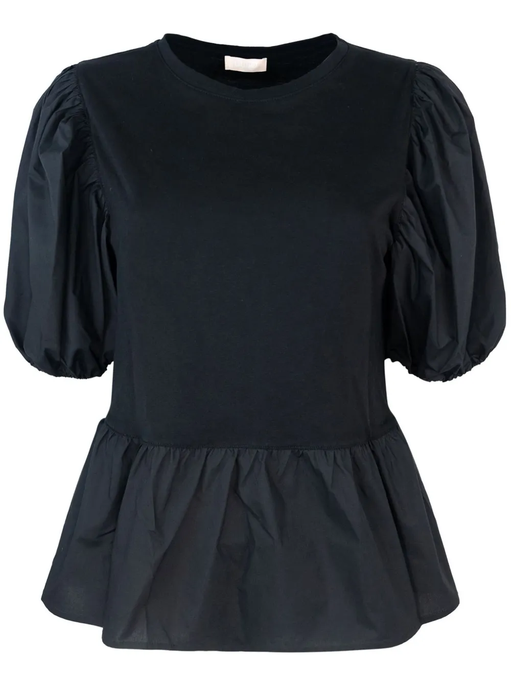 LIU JO poplin blouse | Black | Image 1