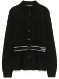 Karl Lagerfeld logo jersey shirt - Black