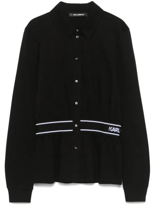 T-shirt en jersey à logo - Karl Lagerfeld - Modalova