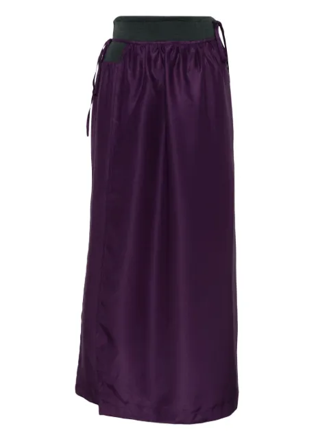 Yohji Yamamoto Pre-Owned pantalones con pretina elástica 2002