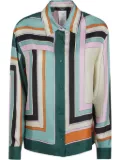 Weekend Max Mara geometric-print button-up shirt - Green